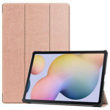 SAMSUNG Galaxy Tab S7 Plus (SM-T970/T976B), Tab S7 FE (SM-T730), Tab S7 FE 5G (SM-T736), Tablet tok, Trifold flip, Rose Gold tablet tok