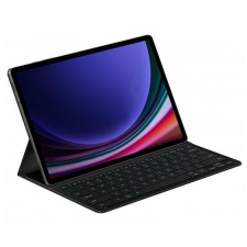 Samsung Galaxy Tab S9 bőr hatású QWERTY angol nyelvű tablet tok fekete (EF-DX710BBEGGB) tablet tok