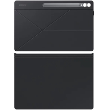 Samsung Galaxy Tab S9 Ultra 14.6 SM-X910 / X916B, mappa tok, mágneses rögzítés, érintőceruza tartó, Origami Smart Case, Samsung Smart Book Cover, fekete, gyári tablet tok