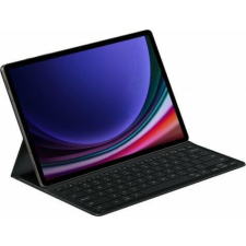 Samsung Galaxy Tab S9 Ultra bőr hatású QWERTY angol nyelvű tablet tok fekete (EF-DX910BBEGGB) tablet tok