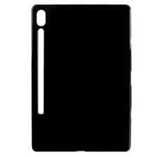SAMSUNG Galaxy Tab S9 Ultra, Tab S8 Ultra, Szilikon védőtok, Fekete tablet tok