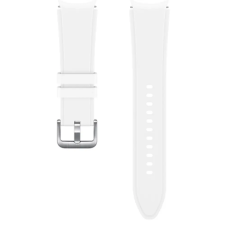 Samsung Galaxy Watch4 Gerinces sportszíj 20mm M/L fehér óraszíj