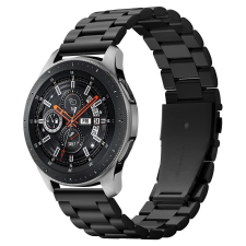  Samsung Galaxy Watch 3 (45 mm) okosóra fémszíj - Spigen Modern Fit fekete fémszíj (22 mm szíj szélesség) okosóra kellék