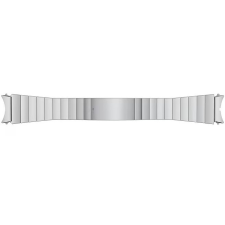 Samsung Galaxy Watch 4 Classic (42mm) SM-R880, Fém pótszíj, rozsdamentes acél, állítható, pillangó csattal, Samsung Metal Link, ezüst, gyári okosóra kellék