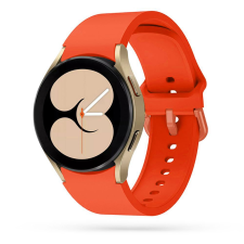 Samsung Galaxy Watch FE okosóra szíj - narancs szilikon szíj okosóra kellék