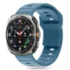  Samsung Galaxy Watch ULTRA (47 mm) okosóra szíj - Tech-Protect Silicone Line - kék szilikon szíj