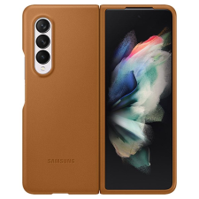 Samsung Galaxy Z Fold3 bőrtok tevebarna (EF-VF926LAEGWW) (EF-VF926LAEGWW) - Telefontok tok és táska
