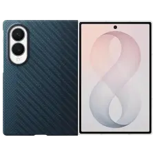 Samsung Galaxy Z fold8 karbon mágneses tok, kék (EF-KF971SNEGWW) tok és táska