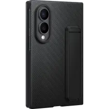 Samsung Galaxy Z Fold8 Karbonový kryt se stojánkem Black tok és táska
