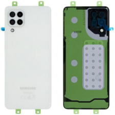 Samsung GH82-26518A Gyári Samsung Galaxy A22, Fehér akkufedél hátlap, burkolati elem, kamera lencse tok és táska