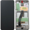 Samsung GH82-31432D Gyári Samsung Galaxy S20 5G OLED kijelző érintővel Fehér kerettel előlap