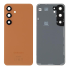 Samsung GH82-33101A Gyári Samsung Galaxy S24 Narancs akkufedél hátlap, burkolati elem, kamera lencse (Sandstone Orange)