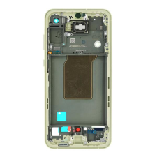 Samsung GH82-34309D Gyári Samsung Galaxy A55 sárga középső keret (Yellow) mobiltelefon, tablet alkatrész