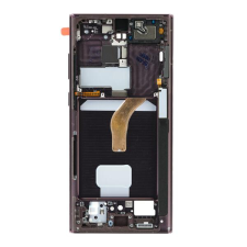 Samsung GH96-14953B Gyári Samsung Galaxy S22 Ultra 5G burgundi középső keret (Burgundy) mobiltelefon, tablet alkatrész