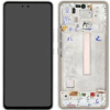 Samsung GH97-28025C Gyári Samsung Galaxy A53 5G OLED kijelző érintővel Fehér kerettel előlap