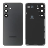 Samsung GH98-48912A Gyári Samsung Galaxy S24 Onix fekete akkufedél hátlap, burkolati elem, kamera lencse (Onyx Black)