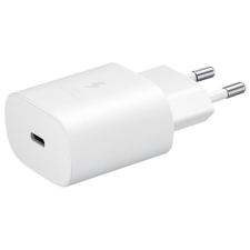 Samsung hálózati töltő adapter (25W) fehér (EP-TA800NWEGEU) mobiltelefon kellék