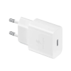Samsung hálózati töltő Type-C aljzat (5V / 2000 mA, 15W, gyorstöltés támogatás) FEHÉR