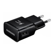 Samsung hálózati töltő USB aljzat (15W, EP-TA200EBE, gyorstöltő) FEKETE (EP-TA200EBE) mobiltelefon kellék