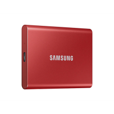 Samsung Hordozható SSD T7 USB 3.2 1TB (Piros) (MU-PC1T0R/WW) merevlemez