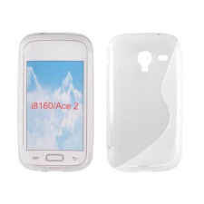 Samsung i8160 Galaxy Ace 2, Szilikon tok, S-Case, átlátszó tok és táska