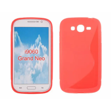 Samsung i9060/i9080 Grand Neo, Szilikon tok, S-Case, piros tok és táska