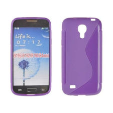 Samsung i9190 Galaxy S4 Mini, Szilikon tok, S-Case, lila tok és táska