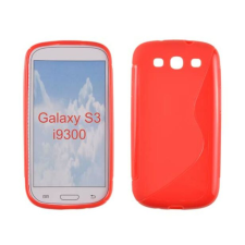 Samsung i9300/i9301 S3/S3 Neo, Szilikon tok, S-Case, piros tok és táska