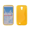 Samsung i9500 Galaxy S4, Szilikon tok, S-Case, sárga