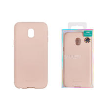 Samsung J330 Galaxy J3 2017, Szilikon tok, Soft, bézs tok és táska