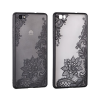 Samsung Lace Samsung A320 Galaxy A3 2017 fekete virág mintás hátlaptok