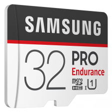 Samsung Memóriakártya, PRO Endurance microSD kártya 32 GB, CLASS 10, UHS-I (SDR104), + SD Adapter, R100/W30 memóriakártya