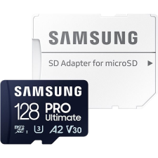 Samsung MicroSDXC 128GB PRO Ultimate + SD adaptér memóriakártya