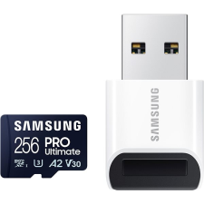 Samsung MicroSDXC 256GB PRO Ultimate + USB adaptér (2023) memóriakártya
