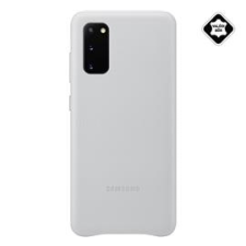 Samsung műanyag telefonvédő (valódi bőr hátlap) VILÁGOSSZÜRKE (EF-VG980LSEGEU) tok és táska