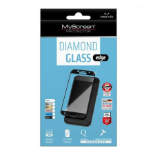Samsung MYSCREEN DIAMOND GLASS EDGE képernyővédő üveg (2.5D full cover, íves, karcálló, 0.33 mm, 9H) FEKE... mobiltelefon kellék