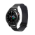 Samsung Okosóra kiegészítők Samsung Galaxy Watch 3 (45 mm) okosóra szíj - Dux Ducis Milanese - mágneses fekete fémszíj (22 mm)