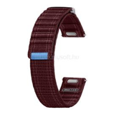 Samsung pótszíj (egyedi méret, S/M méret, textil, tépőzáras) BURGUNDY (ET-SVL30SEEG) okosóra kellék