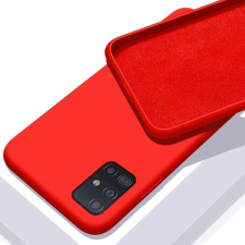 Samsung Premium szilikon tok, Samsung S23 Ultra, Piros tok és táska