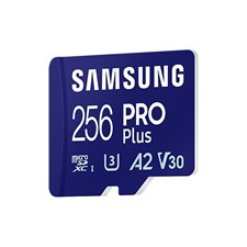 Samsung PRO Plus microSD kártya, 256GB, SD-adapterrel (MB-MD256SA/EU) memóriakártya