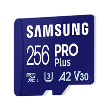 Samsung Pro Plus microSDXC memóriakártya + SD adapter, 256Gb, Class10, V30, U3 (Mb-Md256Sa/Eu) memóriakártya