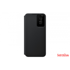Samsung S22Plusz smart clear view cover,Fekete tok és táska