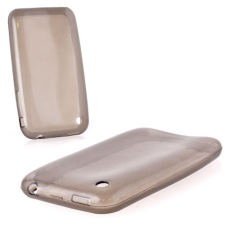 Samsung S5600 Preston/S5603 Star 3G, Szilikon tok, S-Case, füst* tok és táska