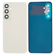Samsung S711 Galaxy S23 FE, Akkufedél, (kamera plexi, ragasztó), fehér mobiltelefon, tablet alkatrész