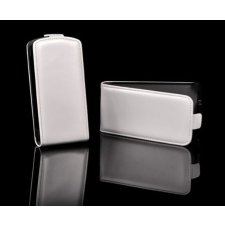 Samsung S7710 Galaxy Xcover 2, Lefele nyíló flip tok, fehér tok és táska