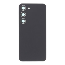 Samsung S911 Galaxy S23, Akkufedél, (kamera plexi, ragasztó), fekete mobiltelefon, tablet alkatrész