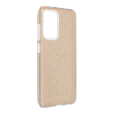 Samsung Samsung Galaxy A13 5G szilikon tok, csillámos, hátlap tok, SM-A136, arany tok és táska