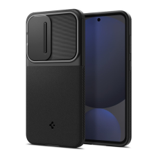 Samsung Spigen Optik Armor Samsung Galaxy S24 FE tok, Black, fekete tok és táska