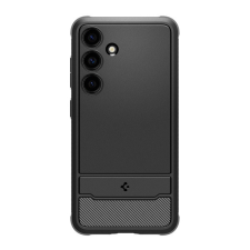 Samsung Spigen Rugged Armor Samsung Galaxy S24+ tok, Matte Black, fekete tok és táska