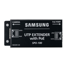 Samsung SPO100 PoE hosszabbító (repeater), 100Mbps full duplex, IP kamerás rendszerek nagy távolságba történő szereléséhez biztonságtechnikai eszköz